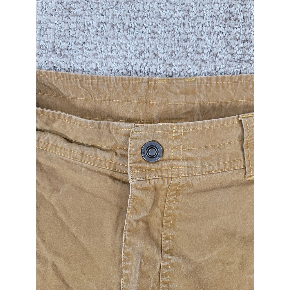 Kuhl Ramblr Mens Khaki Hiking‎ Shorts Size 32 Outdoor Casual Distressed - Picture 3 of 10